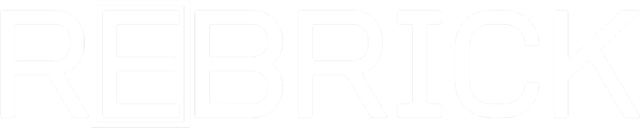 Rebrick Logo White